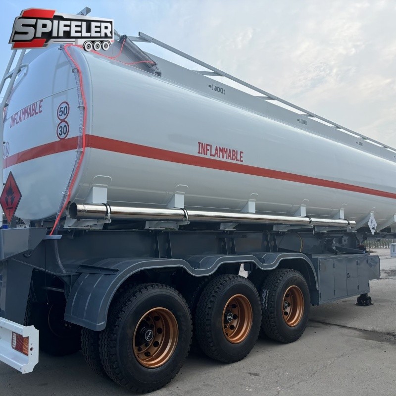 Diesel Stainless Steel Tanker Trailer factory